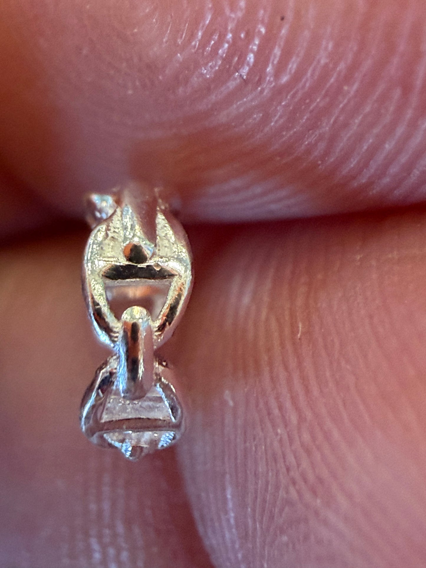 S999 silver wheat charm