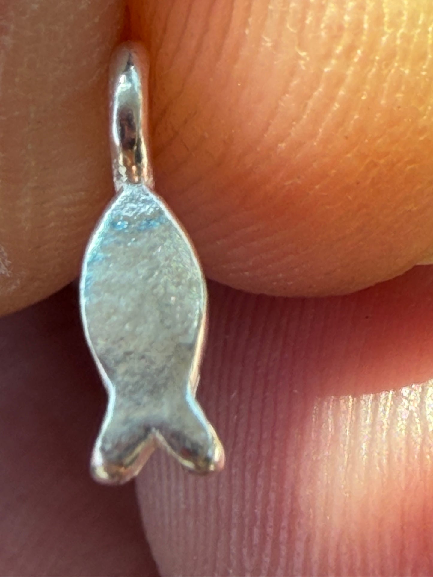 S925 fish pendant