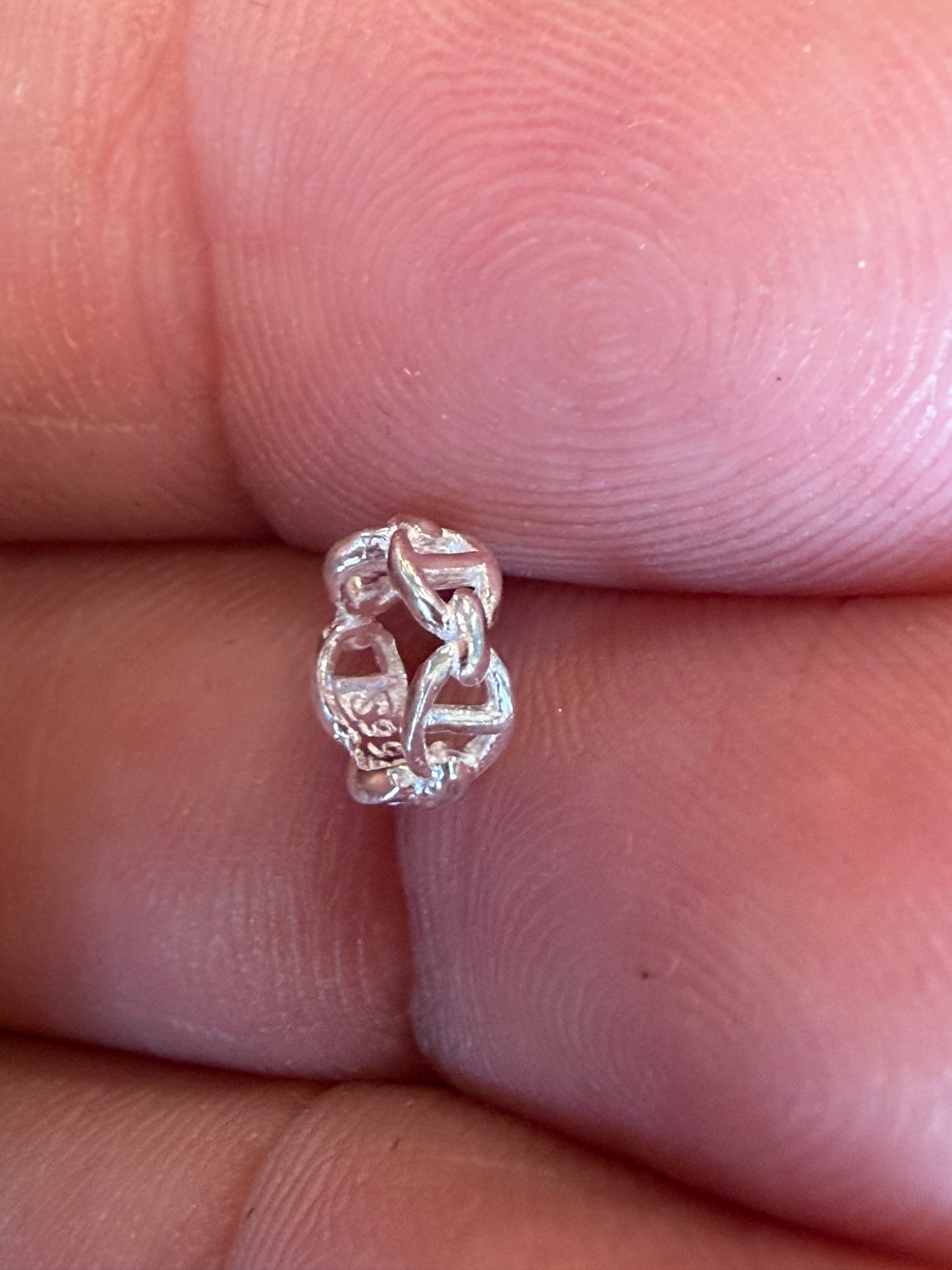 S999 silver wheat charm