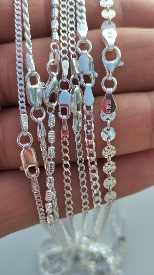 Silver chains