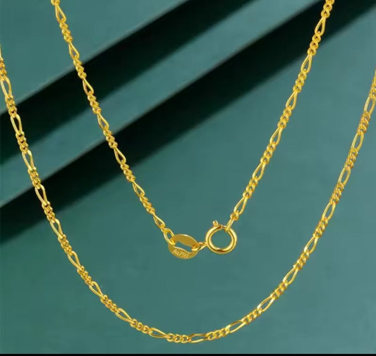 60cm×1.3mm 18k gold chain