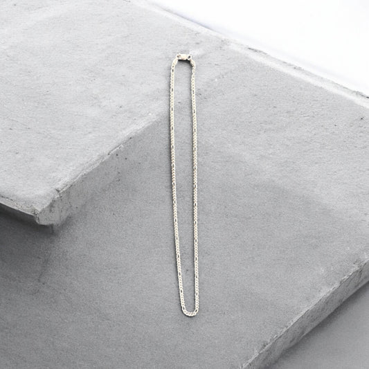 Silver Figaro chain